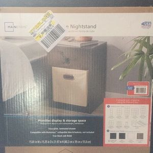 Night stand with pull out drawer